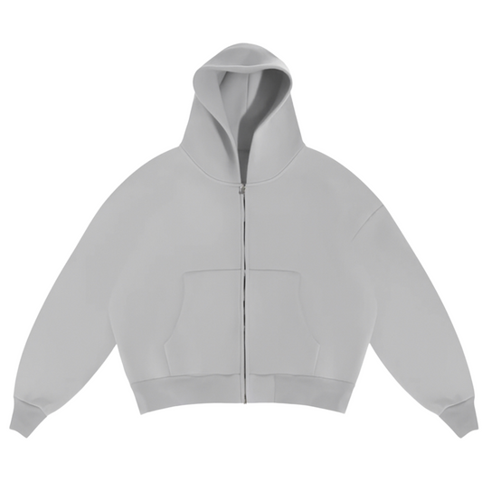 ZIP HOODIE CLOUD STONE